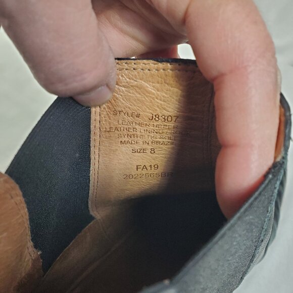 Madewell Regan Black Leather Ankle Boots - Picture 6 of 12